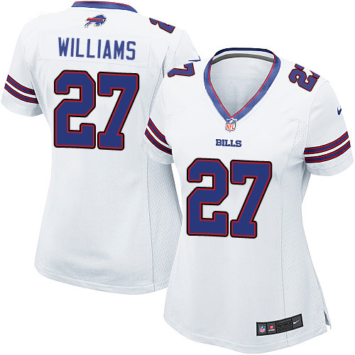 Women's Game Duke Williams Nike Jersey White Road - #27 NFL Buffalo Bills
